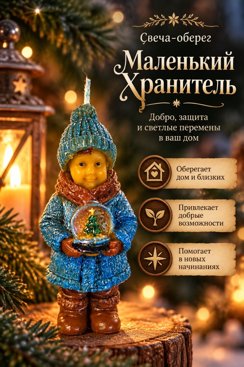 Свеча "Маленький хранитель"